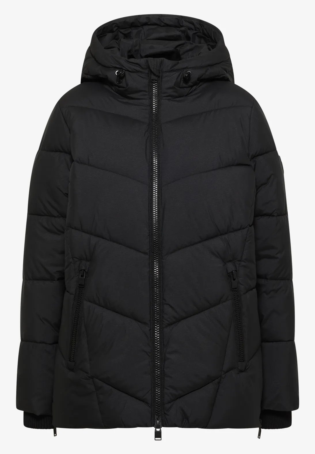 Mid Puffer Jacket - Black - Cecil - 6