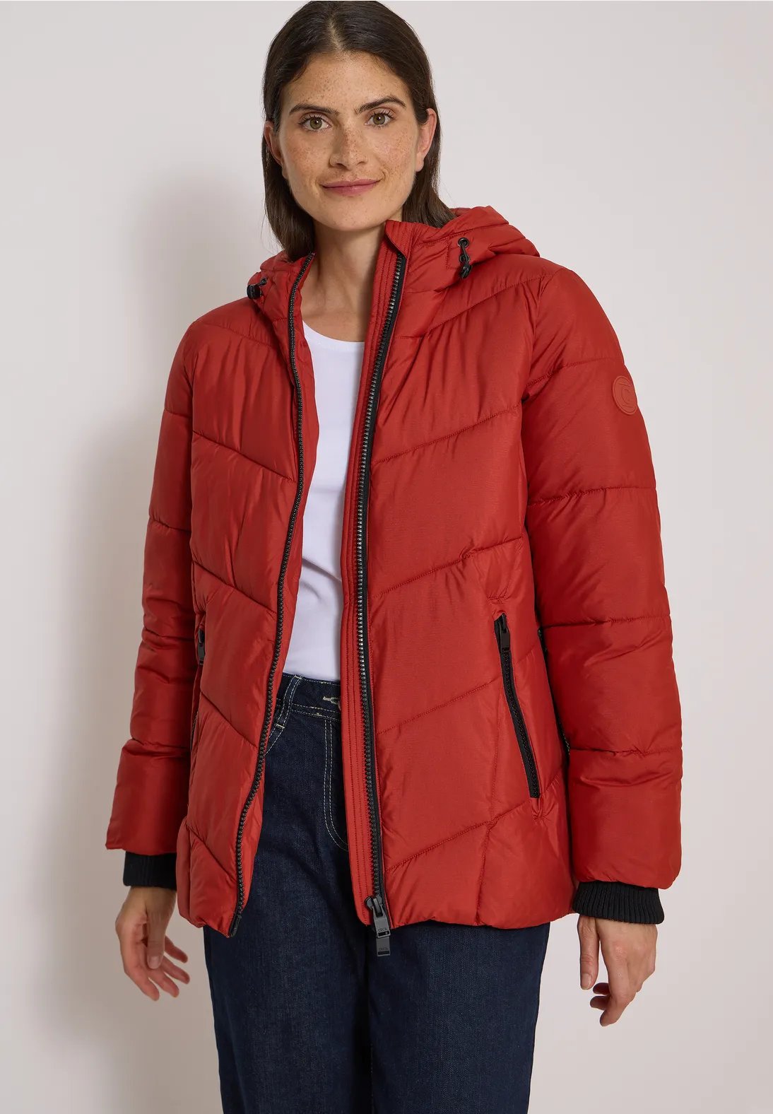 Mid Puffer Jacket - Light Russet - Cecil