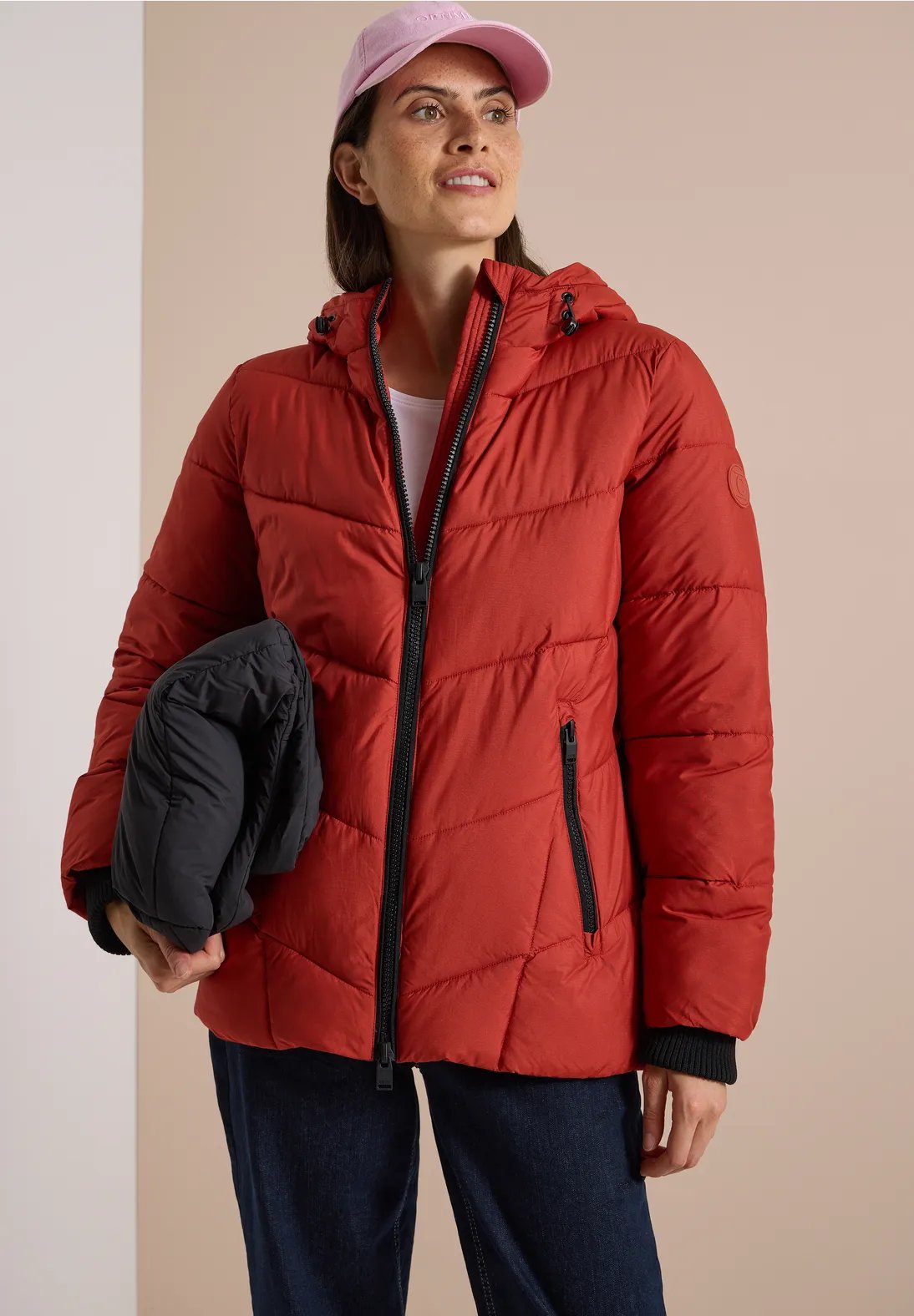 Mid Puffer Jacket - Light Russet - Cecil