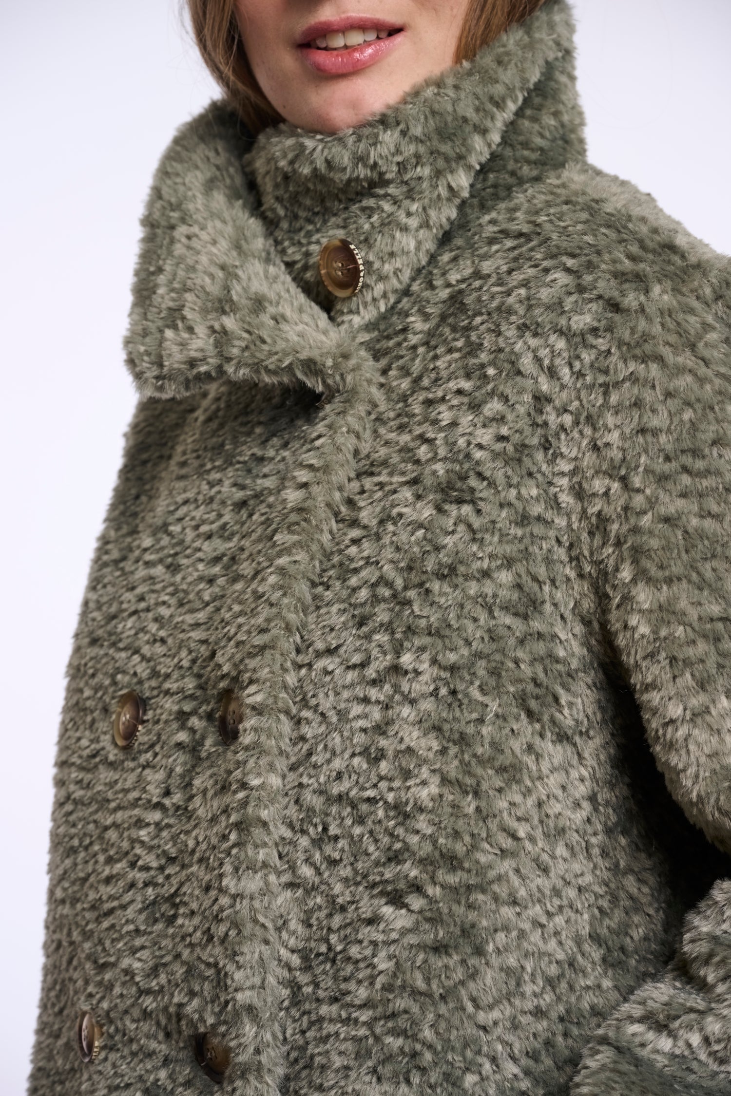 Ena Coat Misty Basil - 3