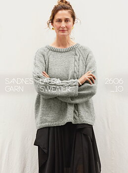 Sandnes Laura Sweater 2606_10  (18 m st 4,0)