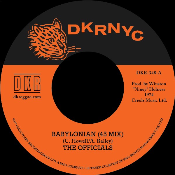 The Officials - Babylonian (45 Mix) / Babylonian (LP Mix) 