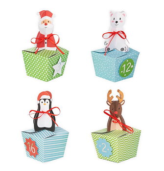 Adventskalender - 24 boxar till överraskningar