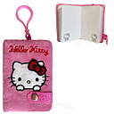 Hello Kitty Kawaii Rosa Anteckningsbok i Plysch med Hänge, 80 blad