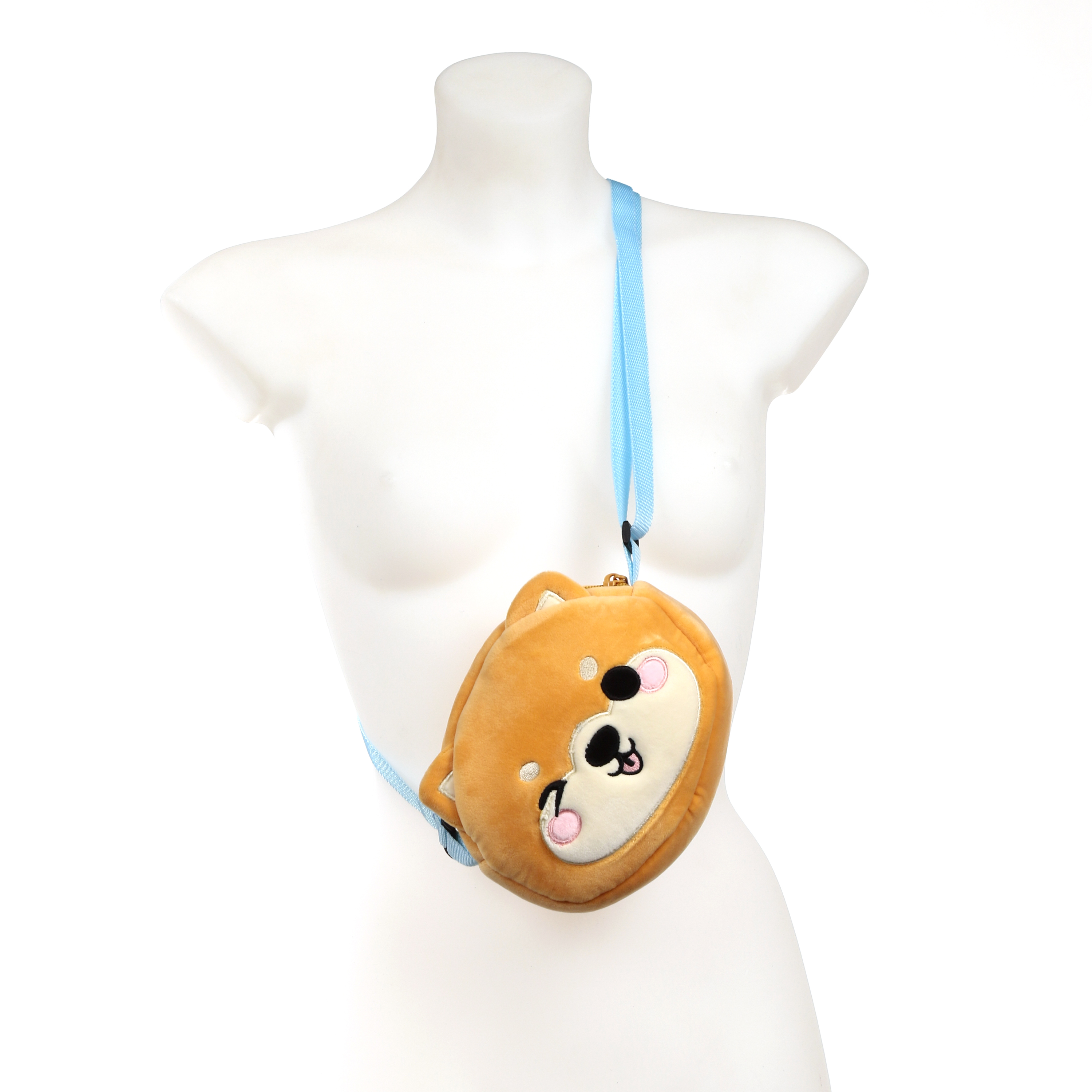 Crossbody Plysch Axelväska - Shuggs the Shiba Inu Adoramals  - 4