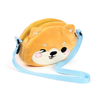 Crossbody Plysch Axelväska - Shuggs the Shiba Inu Adoramals 