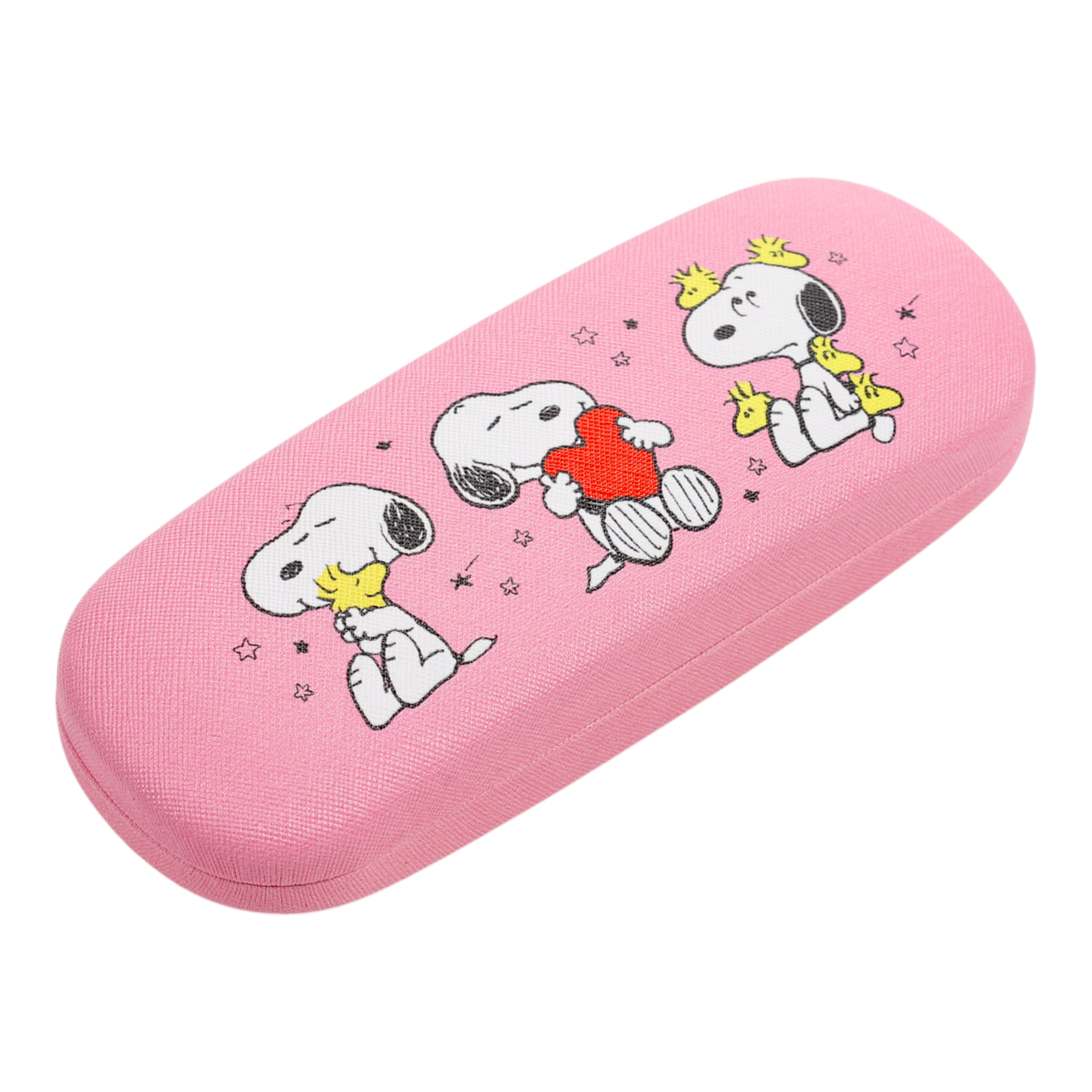 Snobben & Woodstock Glasögonfodral och Solglasögonsfodral - Rosa Peanuts