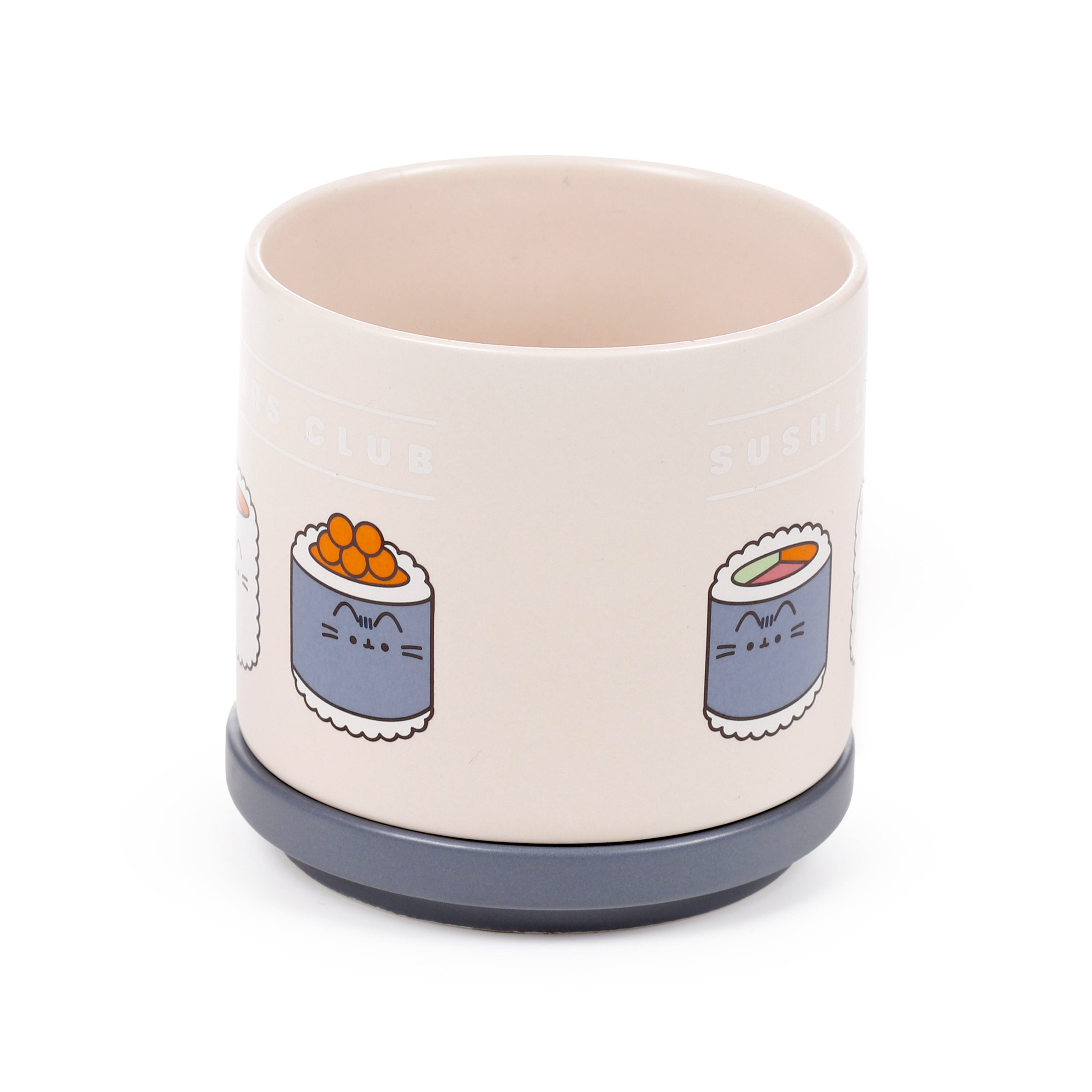 Pusheen the Cat Katt Porslinsmugg & Underlägg/Lock Set - Sushi Lover 420ml - 9