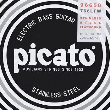 Picato Stainless Steel Flatwound Bass Strings 045-100