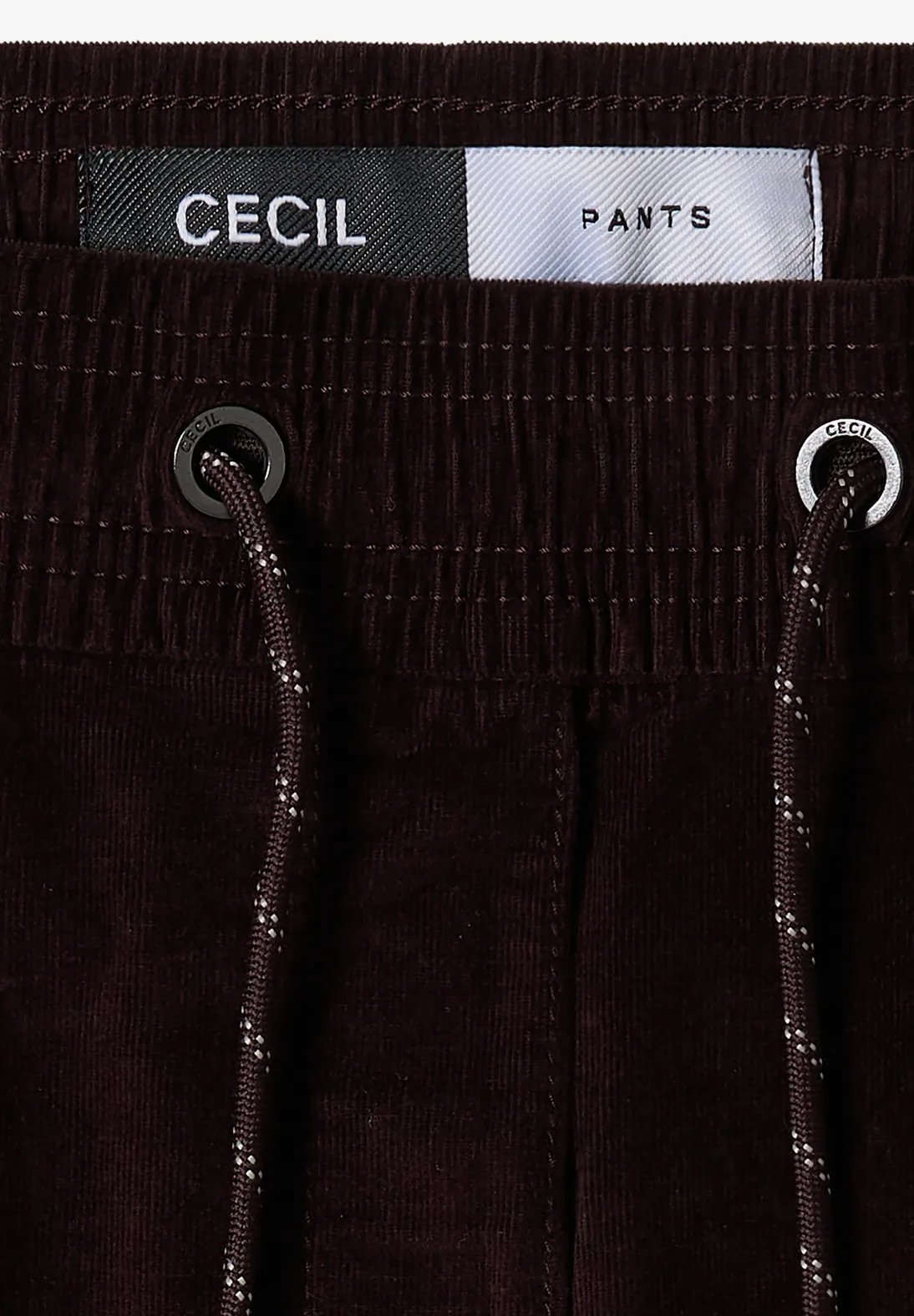 NOS Tracy Fine Corduroy Trousers - Truffle Brown - Cecil - 7