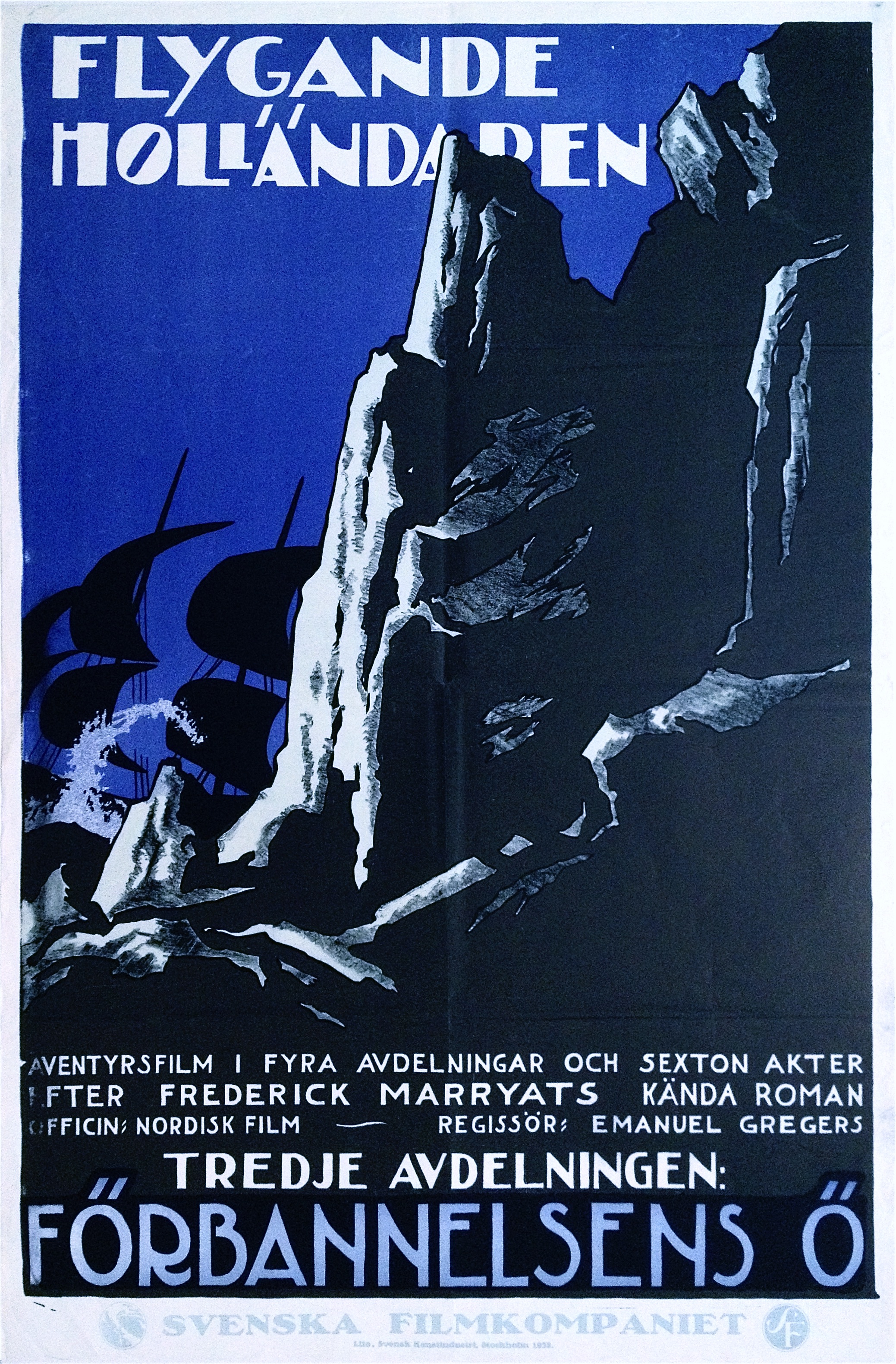 FLYGANDE HOLLÄNDAREN - FÖRBANNELSENS Ö (1922)