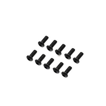 Losi Button Head Screws, M4 x 10mm STL (10)