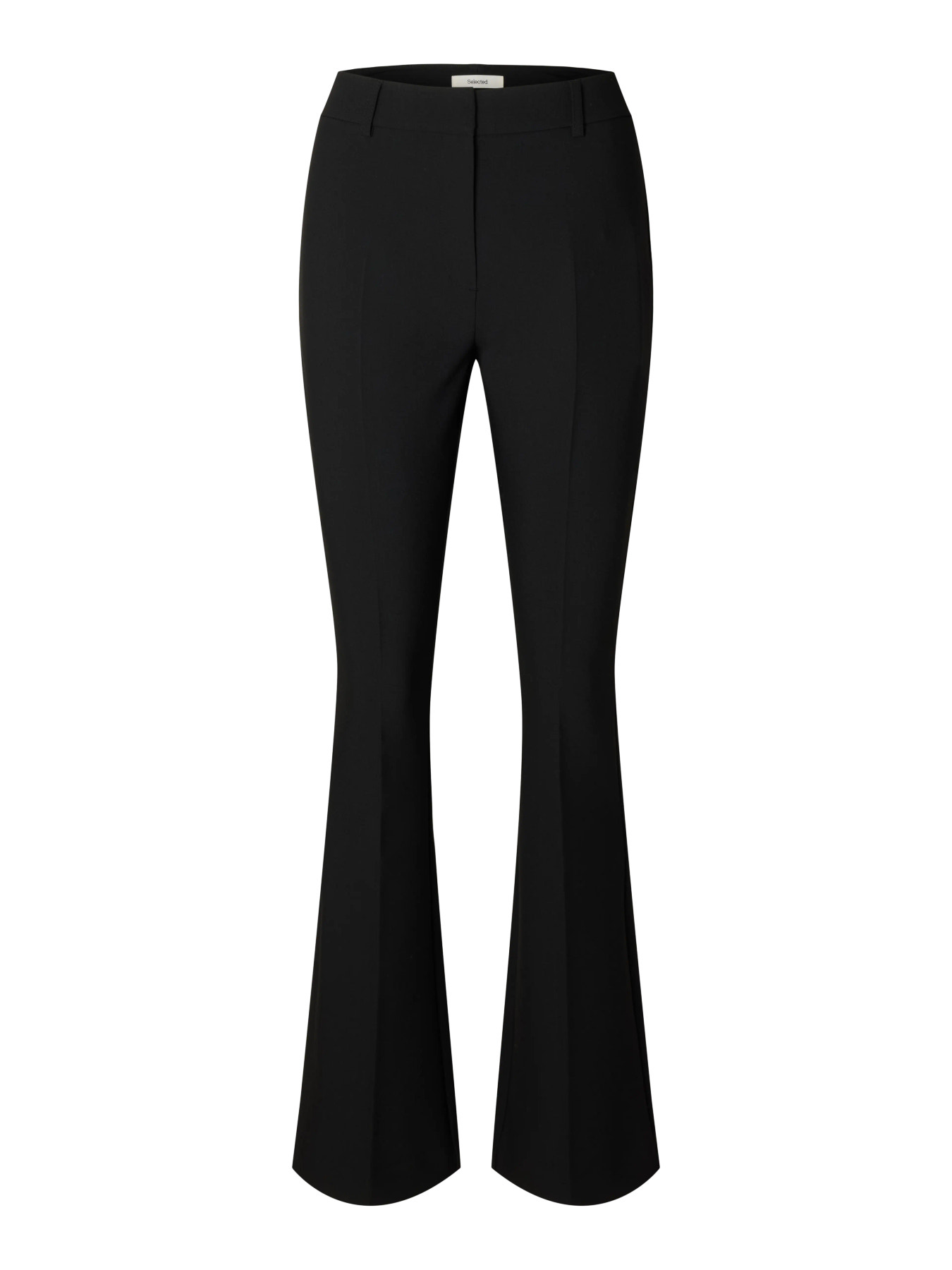 SLWRITA MW SLIM FLARED PANT FD Black
