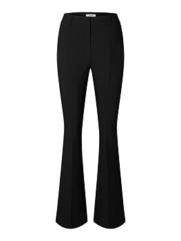 SLWRITA MW SLIM FLARED PANT FD Black
