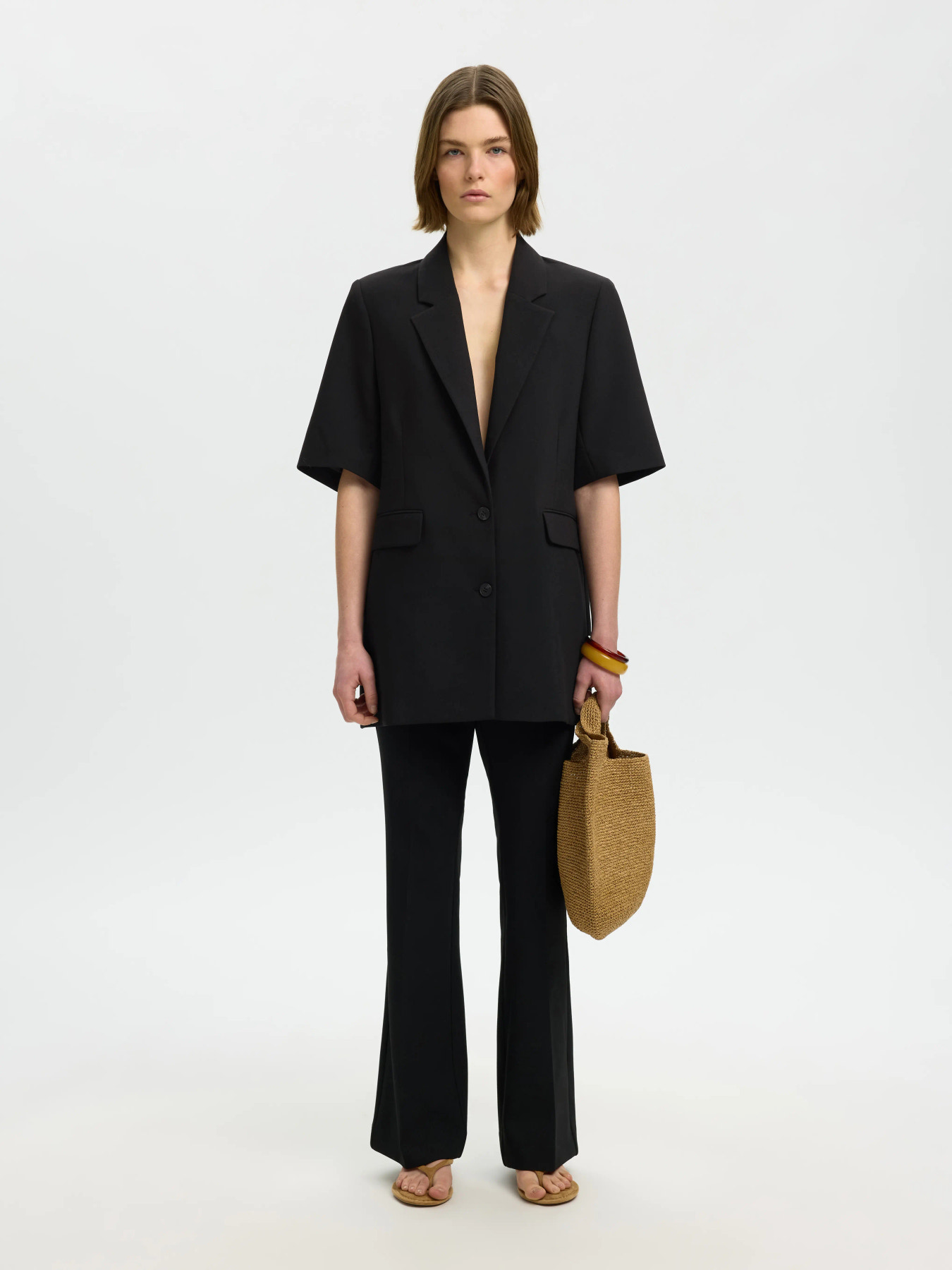 SLWRITA SS RELAXED BLAZER FD Black - 2