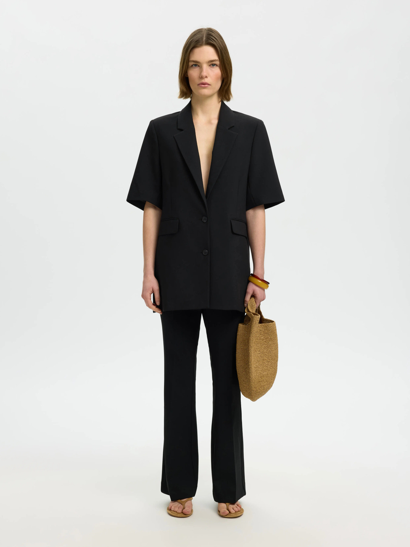 SLWRITA SS RELAXED BLAZER FD Black - 3