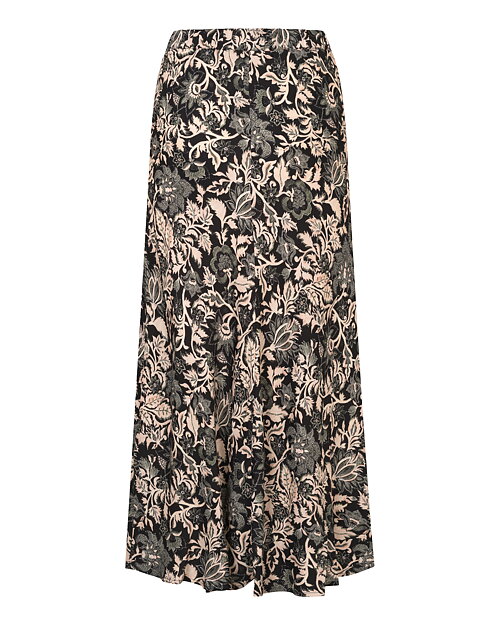 Kjol Kela mönstrad svart/beige/grått - 6