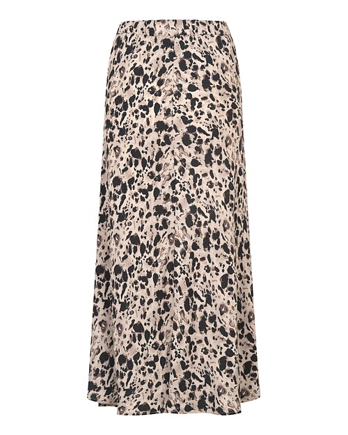Kjol Kela mönstrad beige/svart - 6