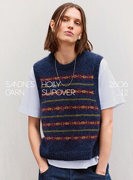 Sandnes Holly Slipover 2606_12 (21 m flerfärgsstick st 4,0)