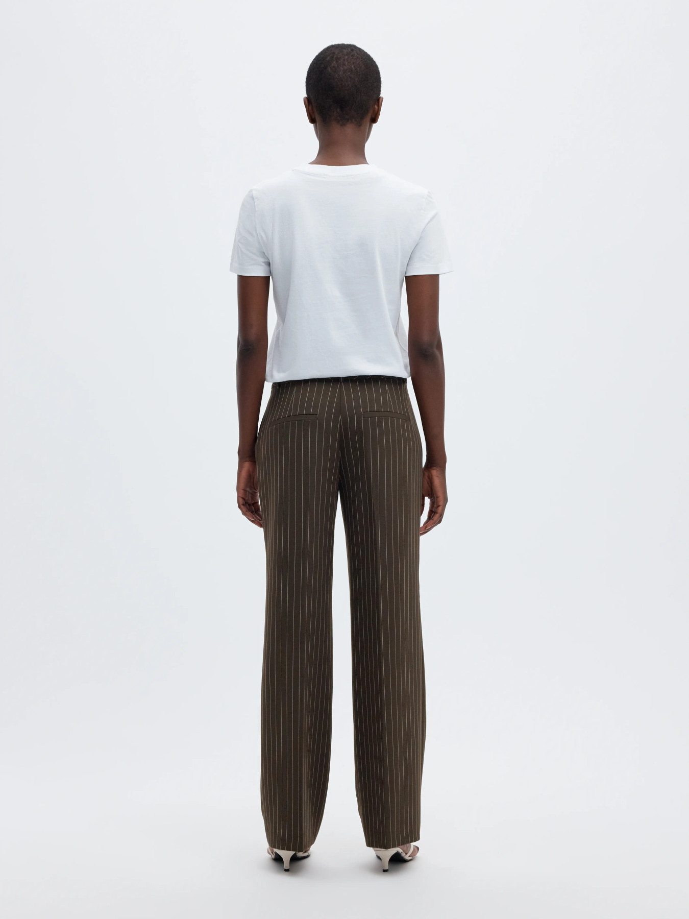 SLWRITA MW WIDE PANT PIN STRIPE NOOS Delicioso PINSTRIPE - 4