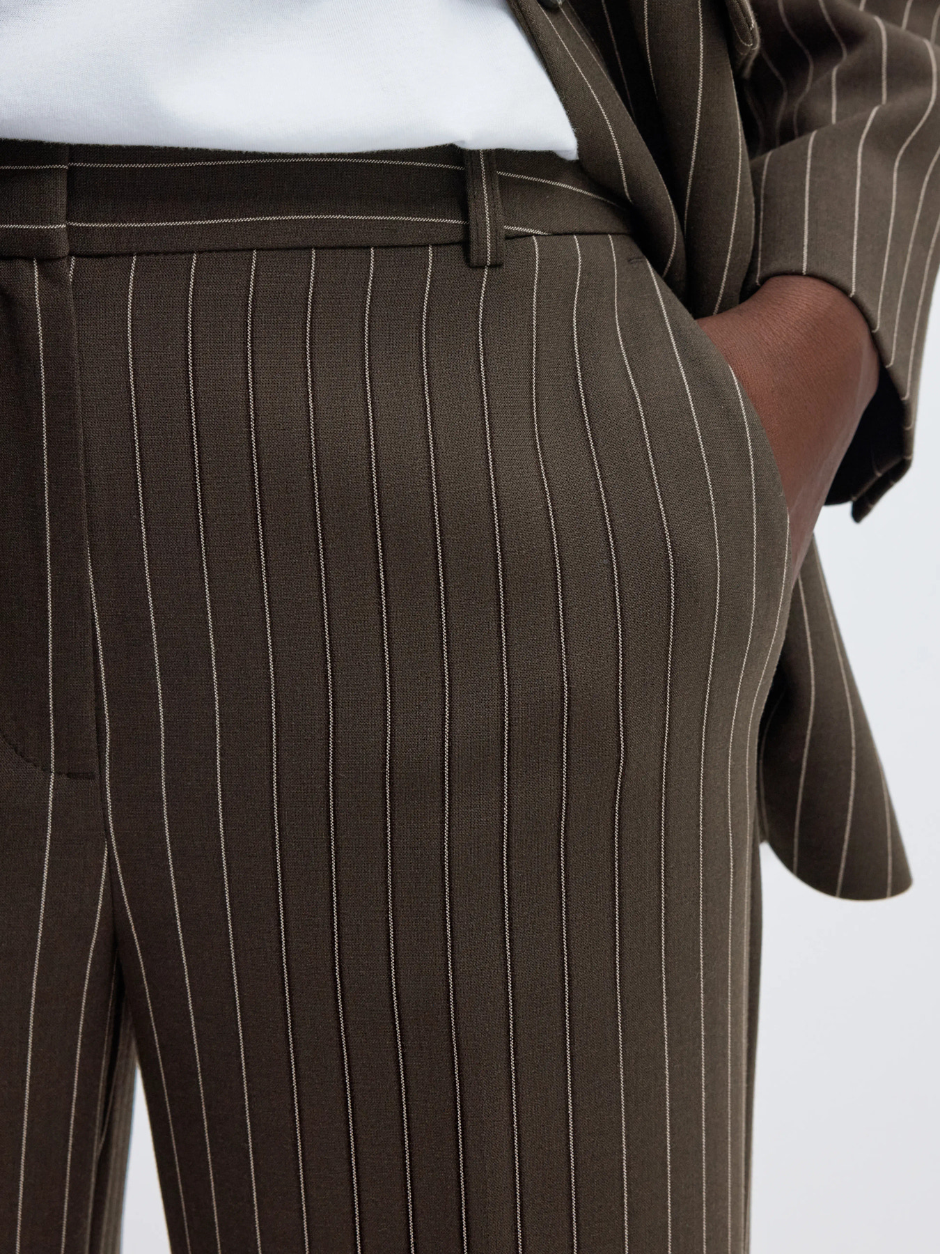 SLWRITA MW WIDE PANT PIN STRIPE NOOS Delicioso PINSTRIPE - 5