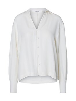 SLWSOLER RELAXED LS SHIRT Egret