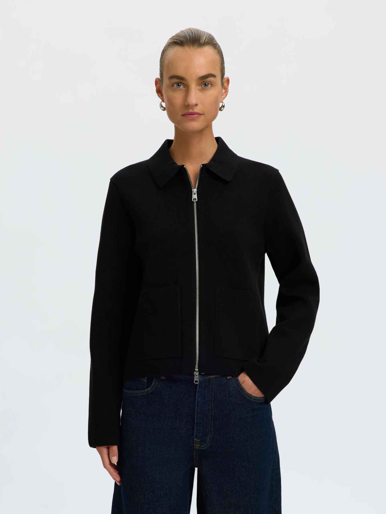 SLWMIKA LS KNIT CARDIGAN Black - 2