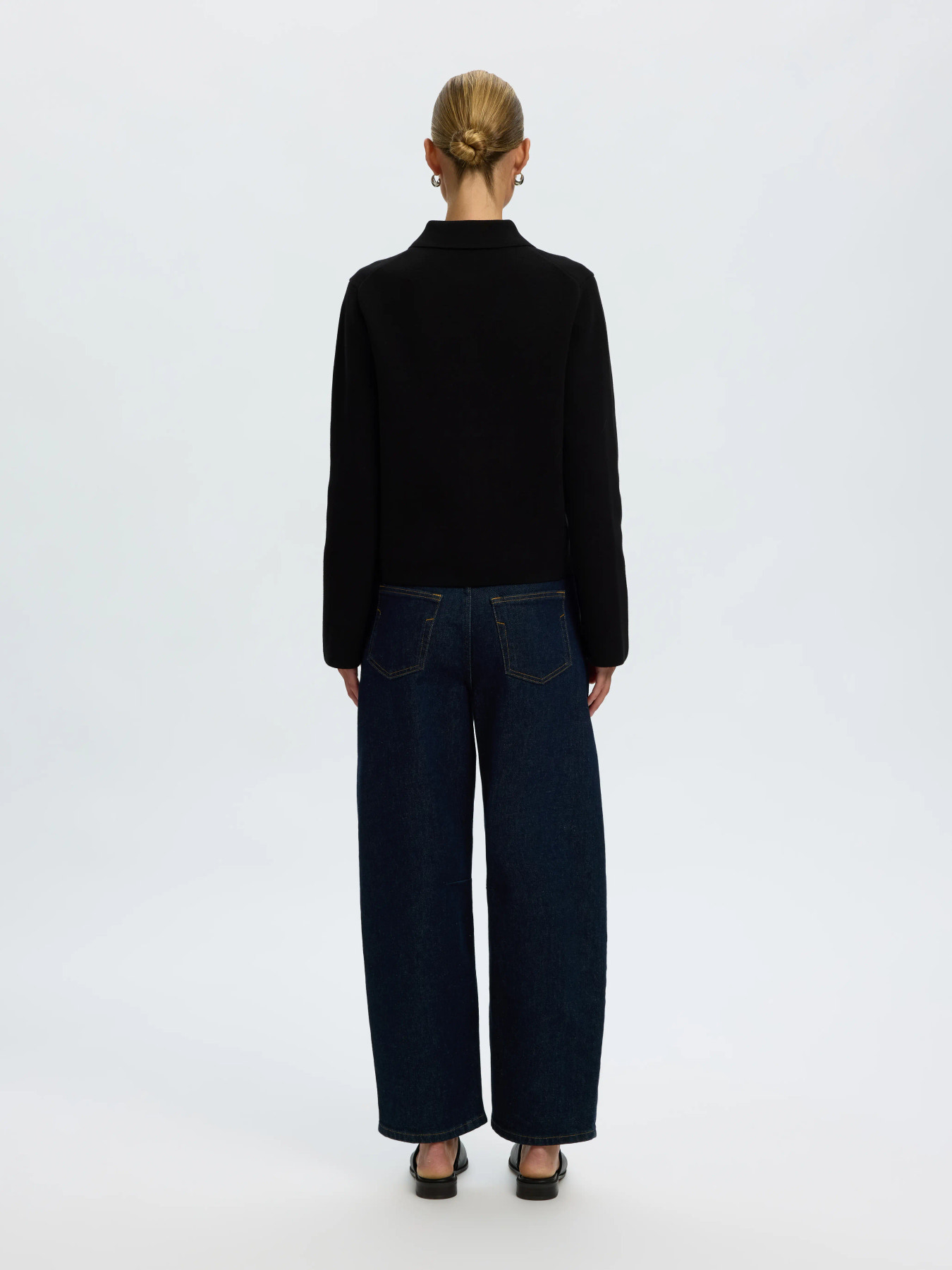 SLWMIKA LS KNIT CARDIGAN Black - 3