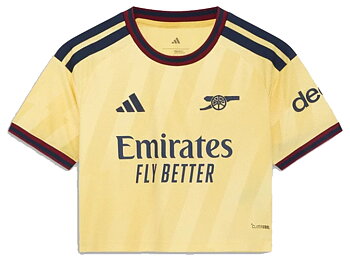 2026/2027 ARSENAL ADIDAS TREDJETRÖJA KORTÄRMAD DAM - CROP SHIRT