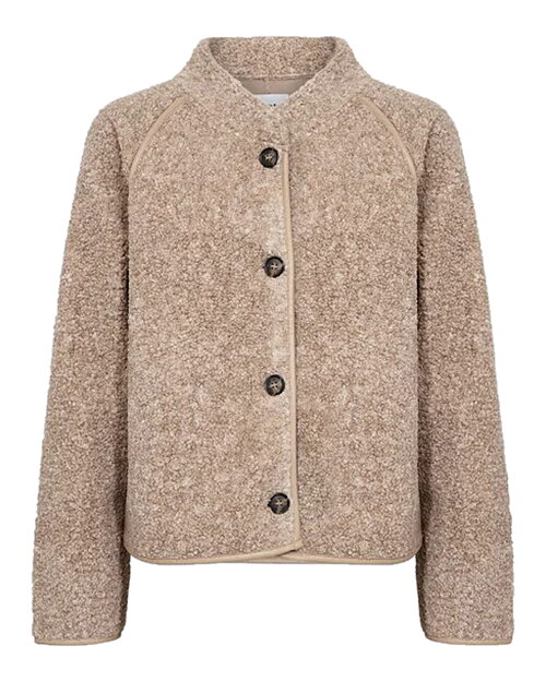 Teddyjacka Pernille beige - 3