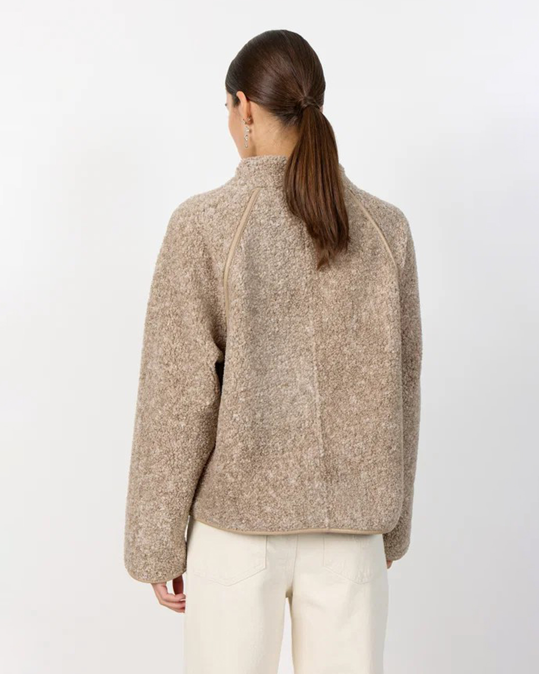 Teddyjacka Pernille beige - 2