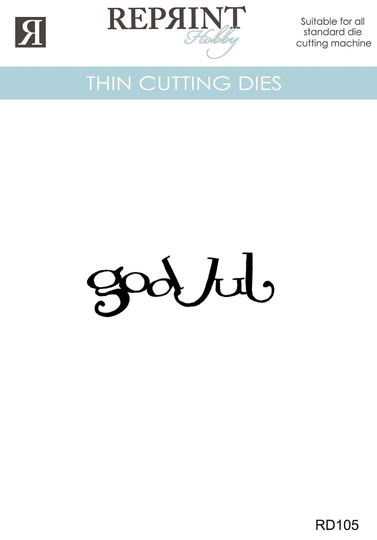 Reprint - Dies -  Cozy Christmas God Jul