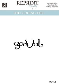 Reprint - Dies -  Cozy Christmas God Jul