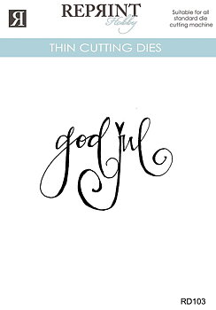 Reprint - Dies -  Cozy Christmas God Jul