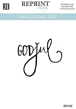 Reprint - Dies -  Cozy Christmas God Jul