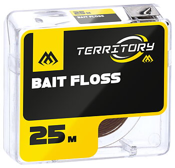 Bait Floss är en innovativ fiber som krymper och smälter när den utsätts för högre temperaturer. Den är därför perfekt för att fästa ett bete på en hair, särskilt vid fiske med flytande boilies / pop ups