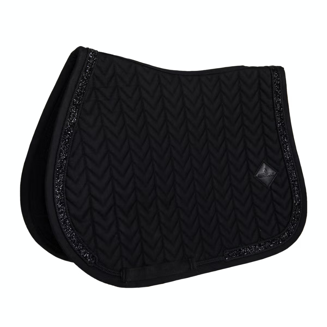 KENTUCKY SADDLE PAD GLITTER STONE JUMPING - BLACK - 2