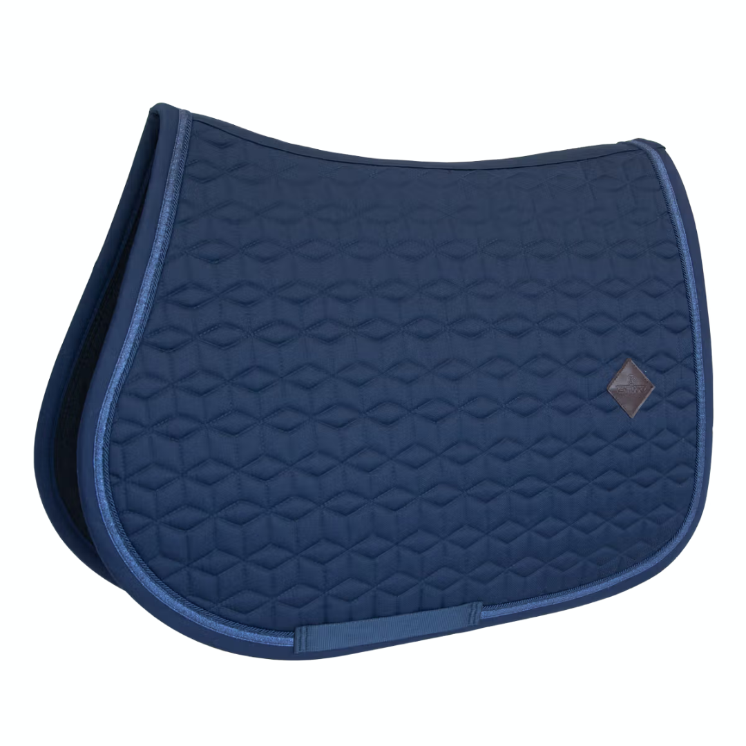 KENTUCKY SADLE PAD GLITTER ROPE JUMPING - NAVY - 2