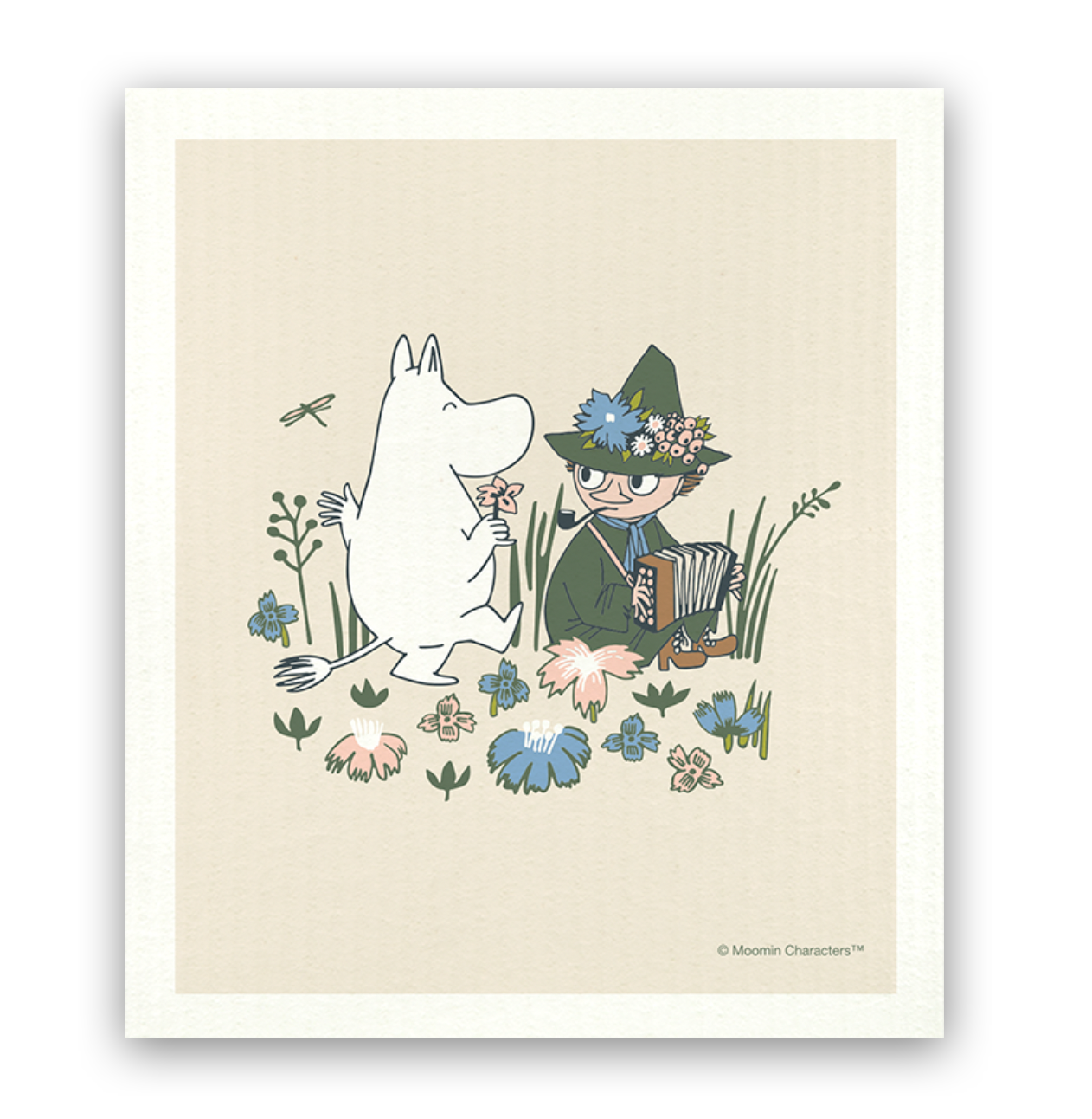Mumin Disktrasa - Mumintrollet & Snusmumriken Beige