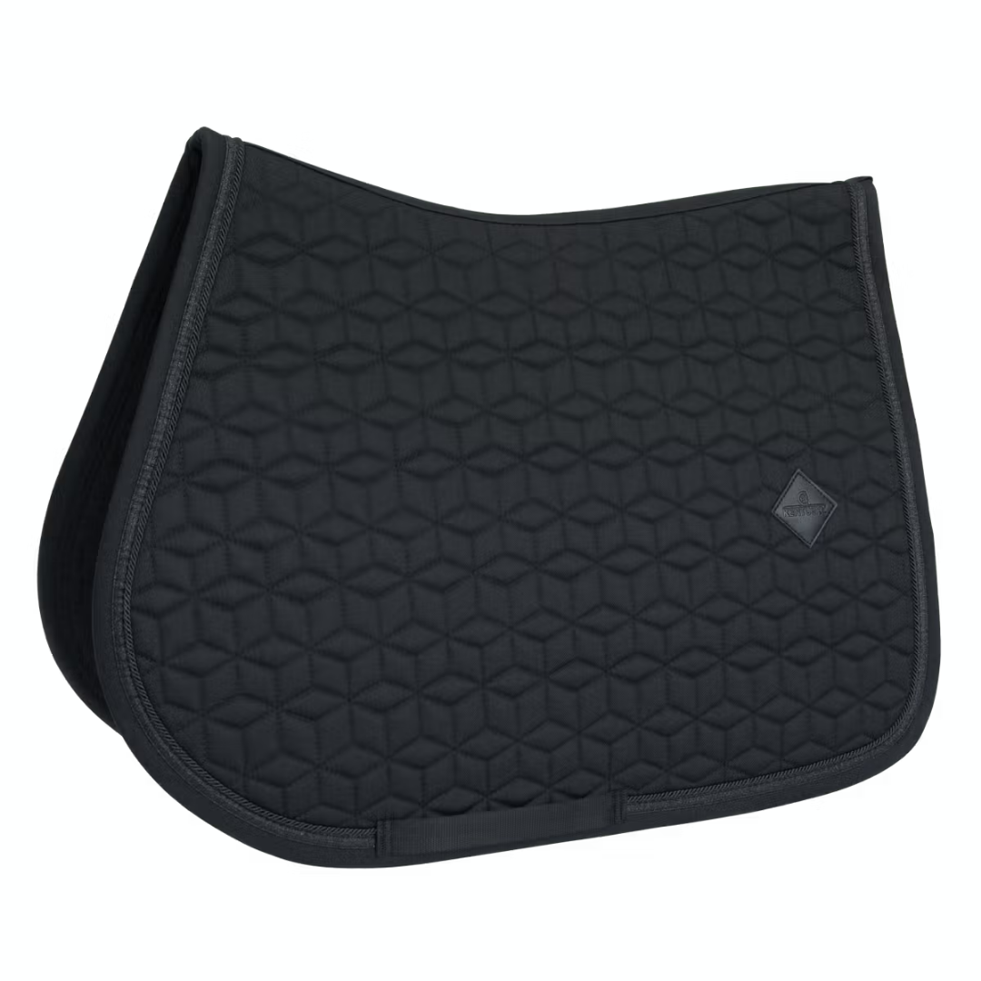 KENTUCKY SADLE PAD GLITTER ROPE JUMPING - BLACK - 2