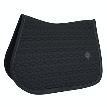 KENTUCKY SADLE PAD GLITTER ROPE JUMPING - BLACK