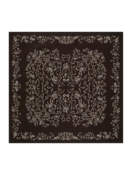 Kela Print Scarf Dark brown