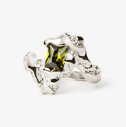 Big Kontrast Ring Silver