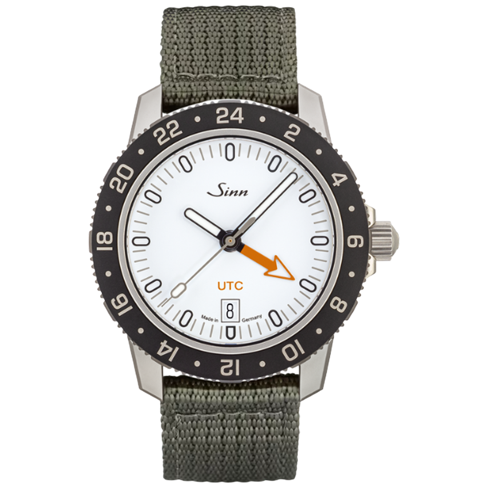 Sinn 105 St Sa W UTC tygband oliv grå 105.021 