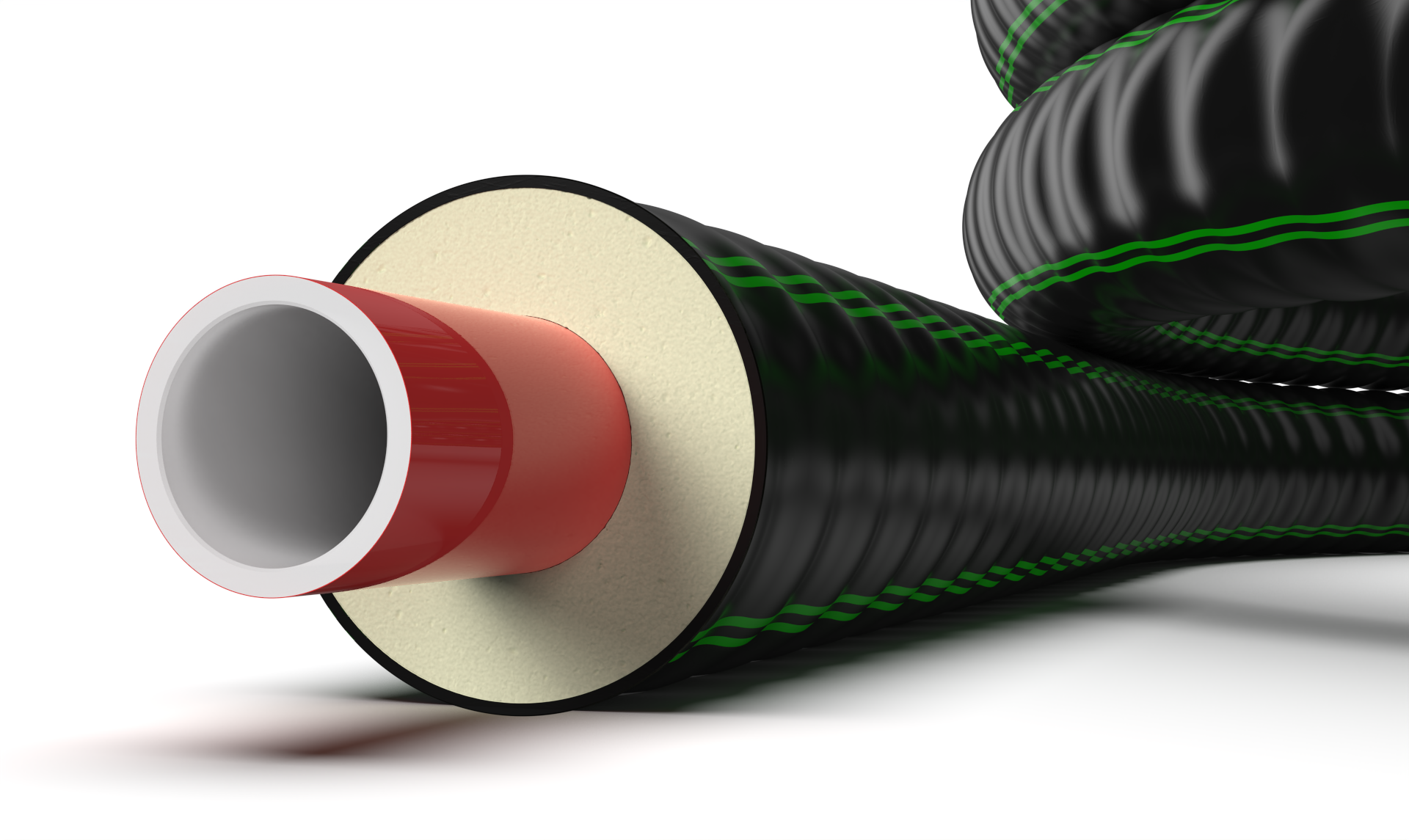 Heatflex värmekulvert 25x2,3/76 SDR11 - 2