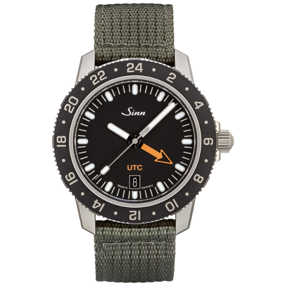 Sinn 105 St Sa UTC tygband oliv grå 105.020 