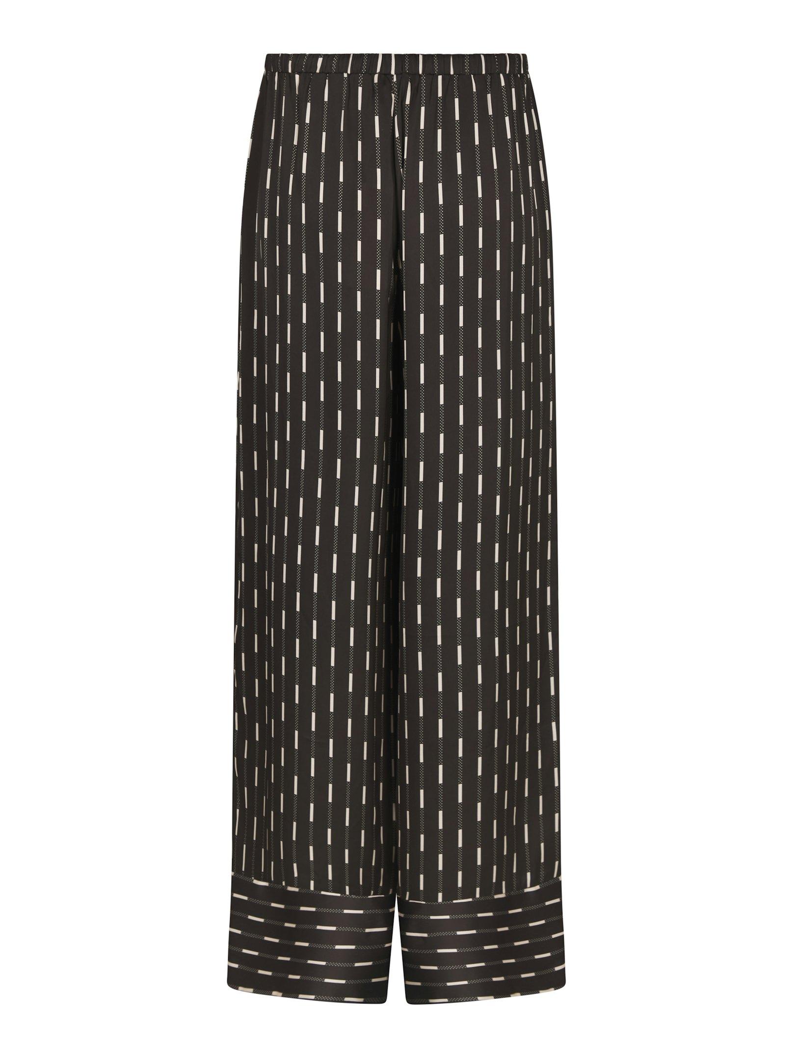 Sora Print Pants Dark brown - 2