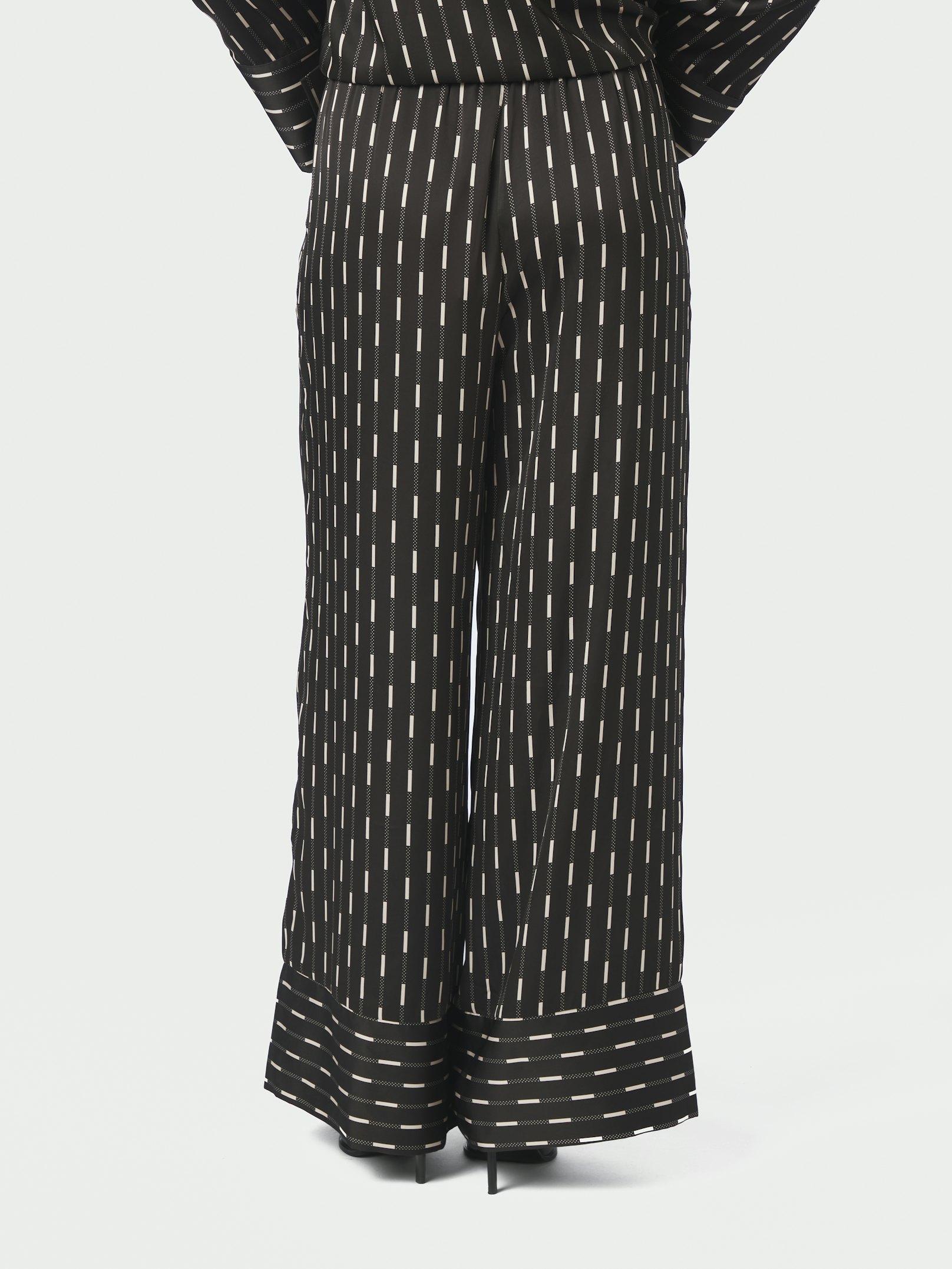 Sora Print Pants Dark brown - 4
