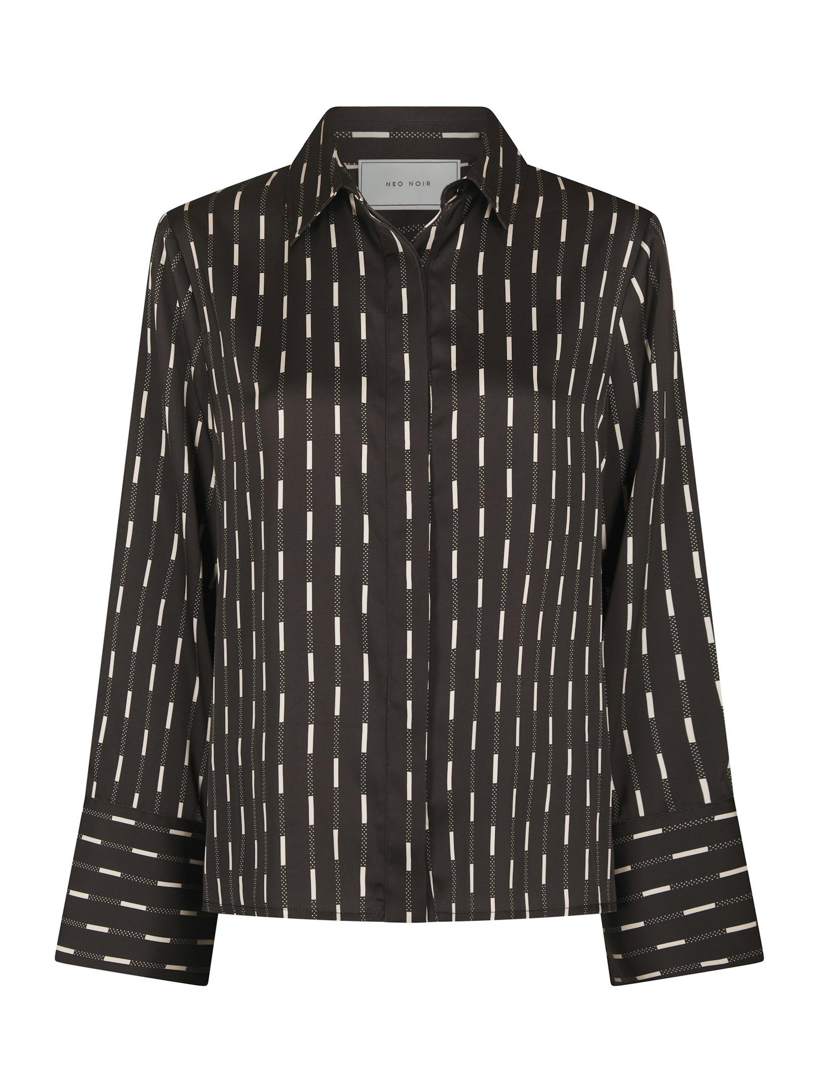 Mistan Print Shirt Dark brown