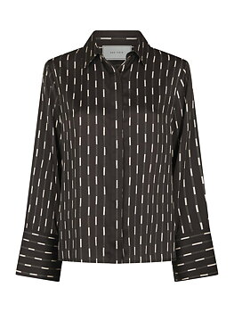 Mistan Print Shirt Dark brown